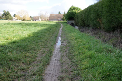sentier boueux