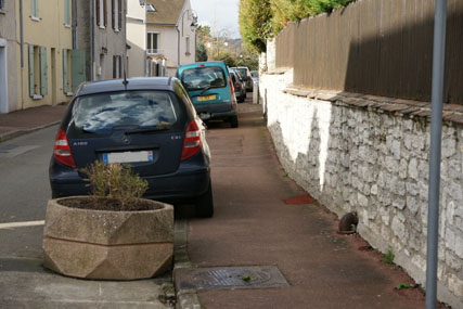 stationnement rue de valmartin