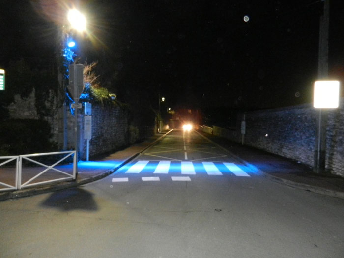 éclairage passage piéton